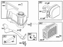 Part Location Diagram of 698183 Briggs and Stratton Valve-fuel Shut Off